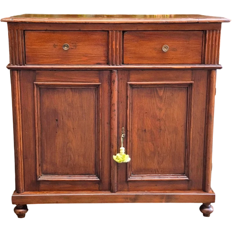 Small antique 19th century pine sideboard