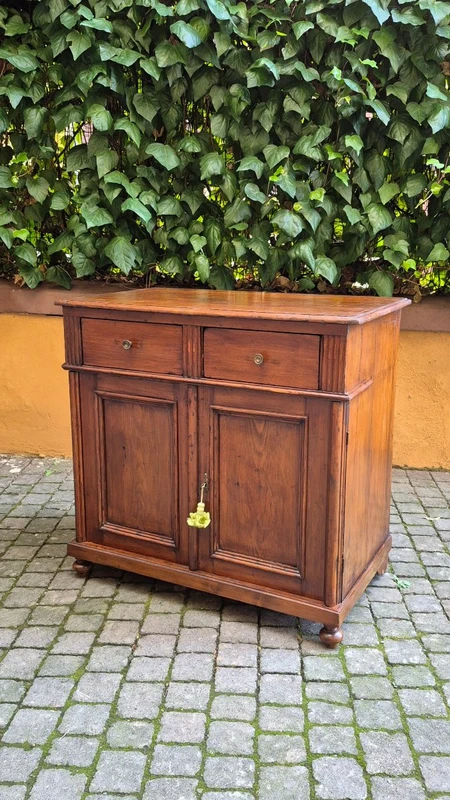Small antique 19th century pine sideboard