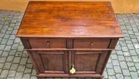 Small antique 19th century pine sideboard