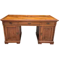 Antique centerpiece srivania with "throat" and threaded top