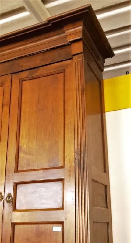 Empire walnut six-door bookcase