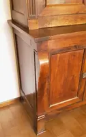 Empire walnut six-door bookcase