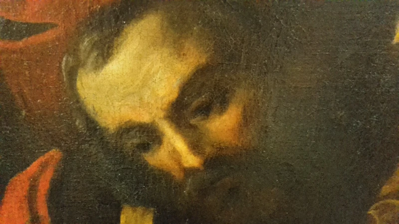 Deposition of Jesus painting, Bolognese school