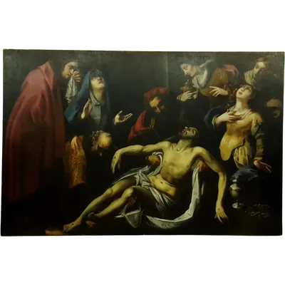 Deposition of Jesus painting, Bolognese school