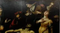 Deposition of Jesus painting, Bolognese school