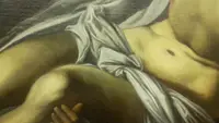 Deposition of Jesus painting, Bolognese school