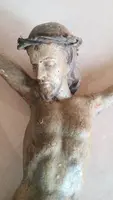 Large Christ in polychrome wood 17th century