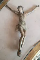 Large Christ in polychrome wood 17th century