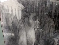 Henry Sollier - Early 20th Century French Symbolist Drawing