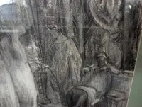 Henry Sollier - Early 20th Century French Symbolist Drawing