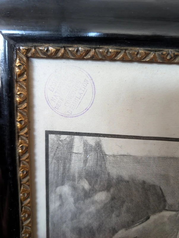 Henry Sollier - Academic Study Dated 1906