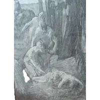 Henry Sollier - Academic Study Dated 1906
