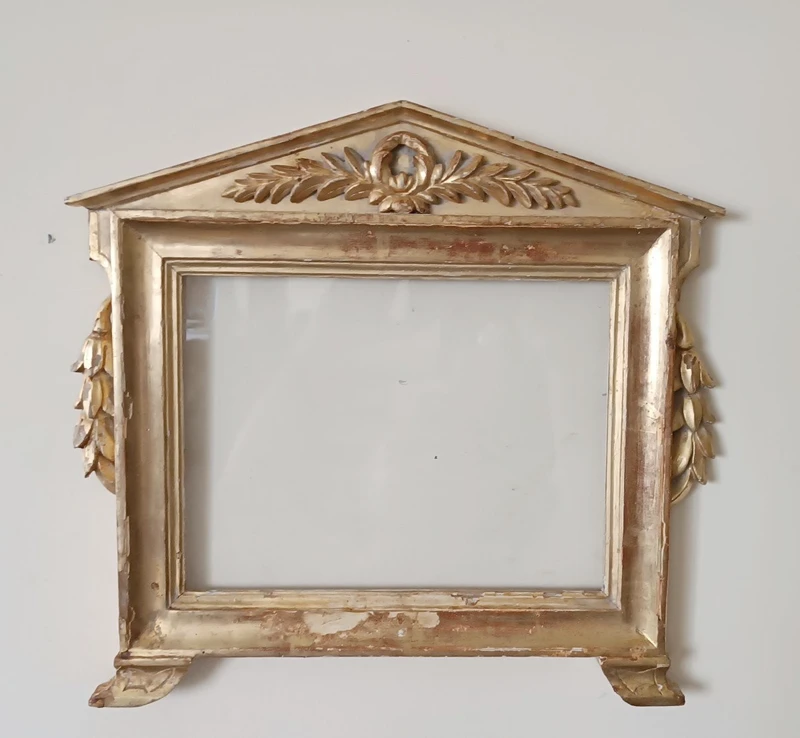 Antique gilded empire frame
