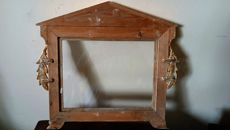 Antique gilded empire frame