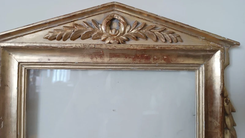 Antique gilded empire frame