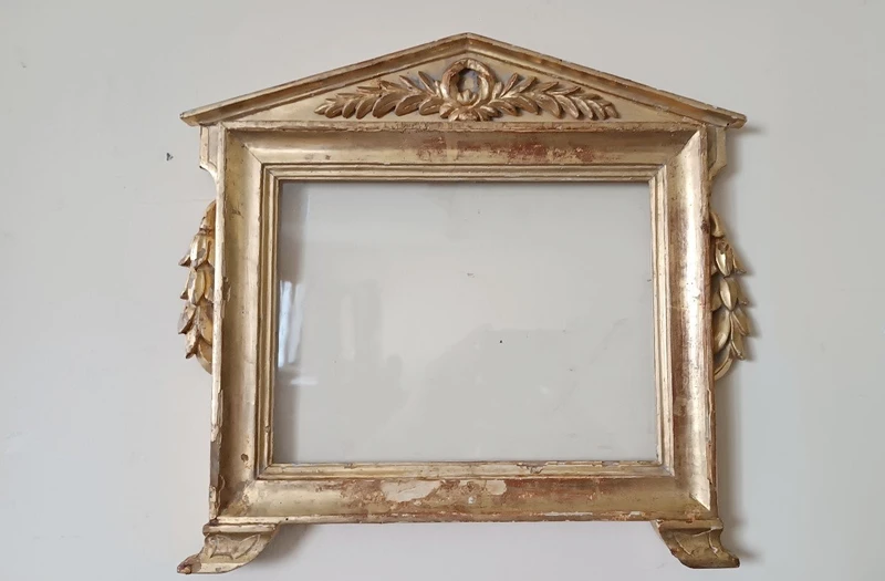 Antique gilded empire frame