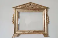 Antique gilded empire frame