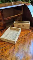 Moved antique Venetian Louis XV walnut and burl walnut moved flap