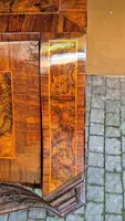 Moved antique Venetian Louis XV walnut and burl walnut moved flap