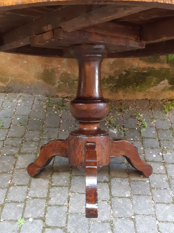 Antique Emilian round table slab in segments