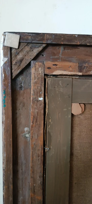 Huile sur toile ancienne - Sainte Agnès - Ecole romaine 17ème SIECLE