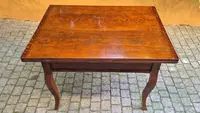 Antique extendable pull-out table moved legs