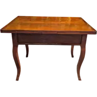 Antique extendable pull-out table moved legs