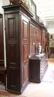 Lombard 18th century antique sacristy cupboard sideboard