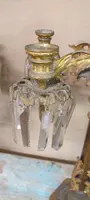 PAIR IMPORTANT LARGE SIX-LIGHT CHISELED AND GILDED BRONZE CANDLESTICKS