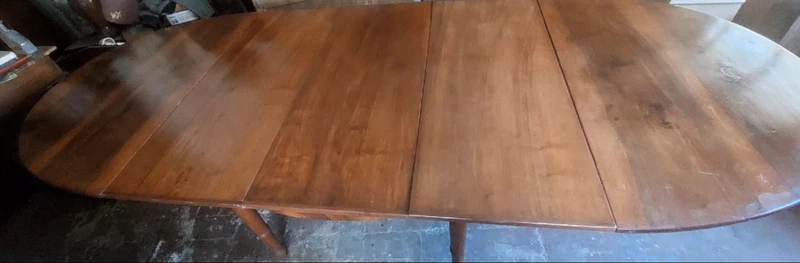 Large oval table extendable up to 3 meters , antique Louis Philippe